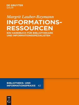 cover image of Informationsressourcen